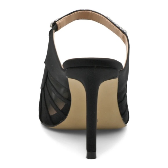 CHARLES BY CHARLES DAVID Womens Swell Embellished Strap Mesh Pumps Black 5.5 NWT - Picture 4 of 9